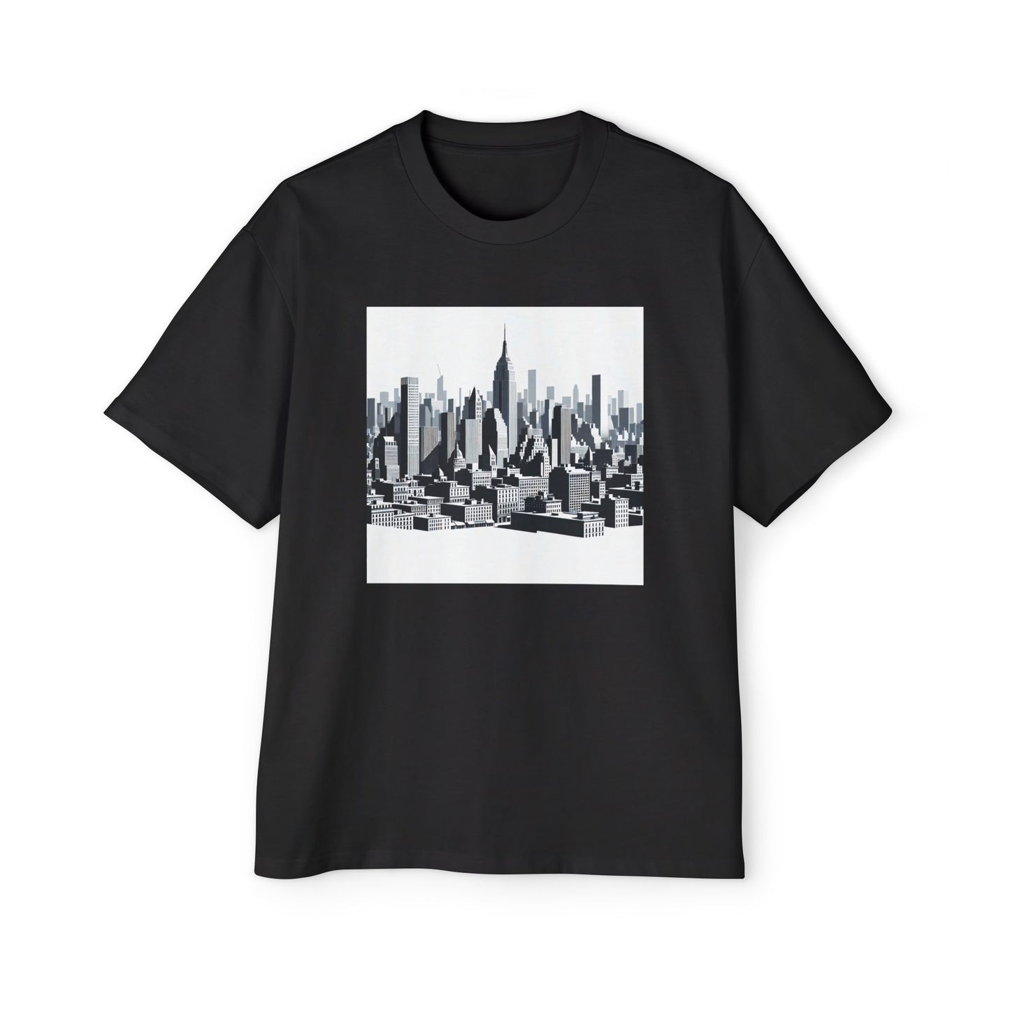 Camiseta extragrande y pesada para hombre