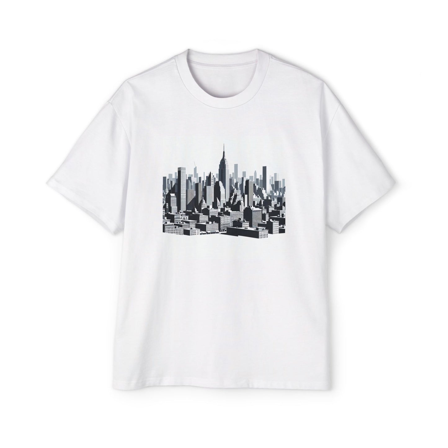 Camiseta extragrande y pesada para hombre