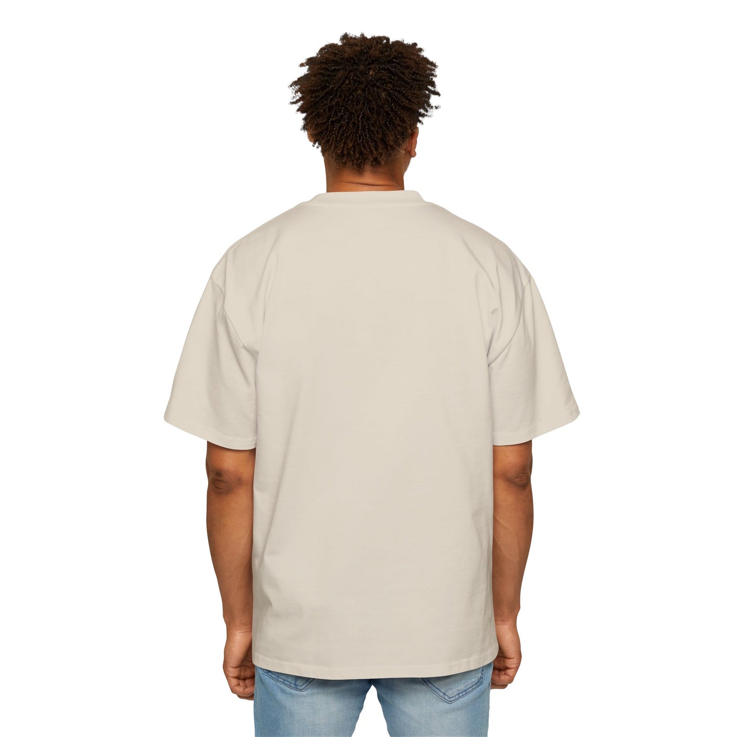 Camiseta extragrande y pesada para hombre