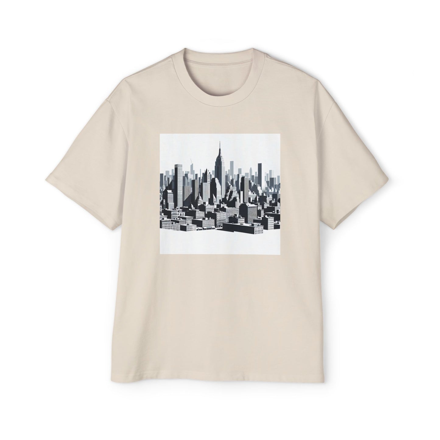 Camiseta extragrande y pesada para hombre