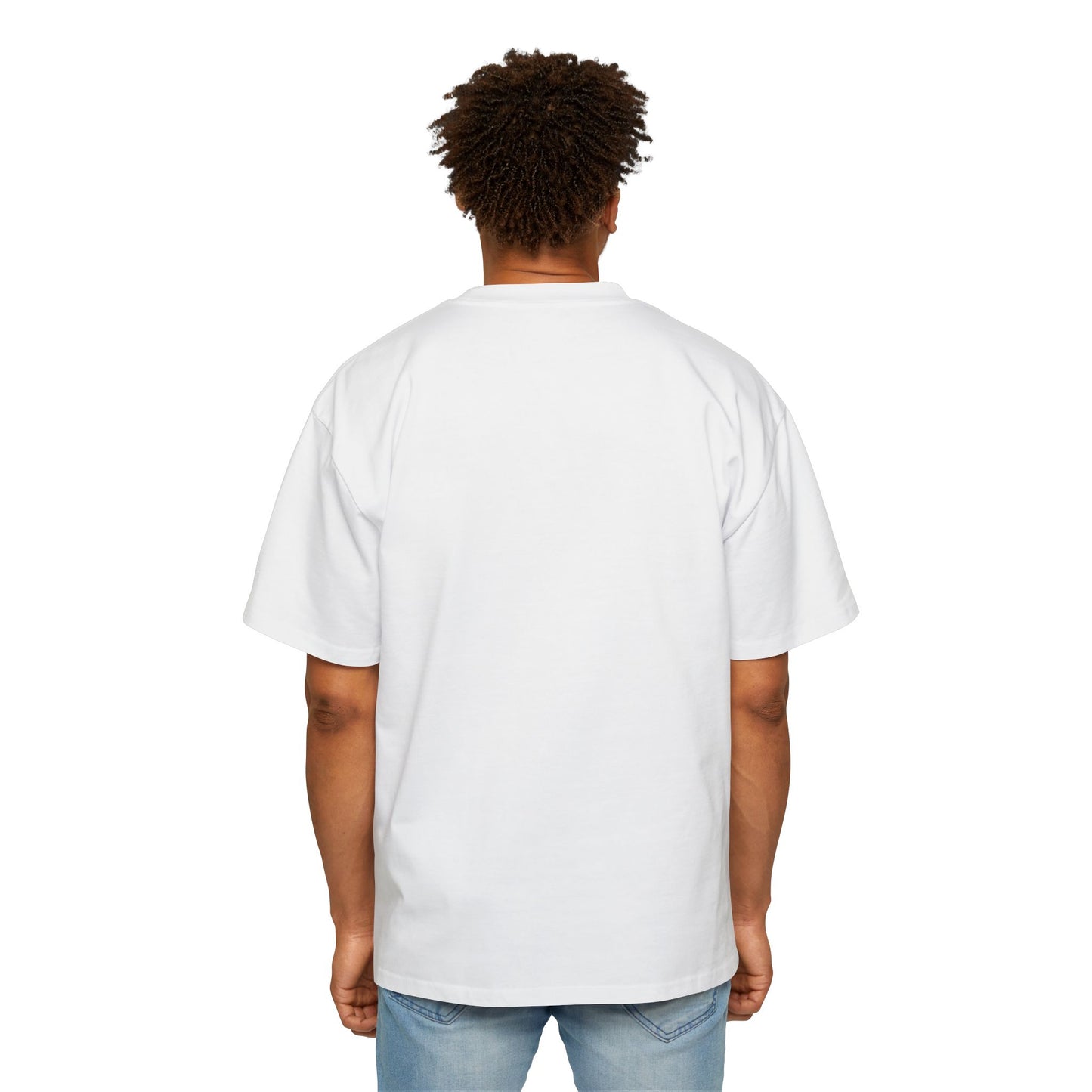 Camiseta extragrande y pesada para hombre 